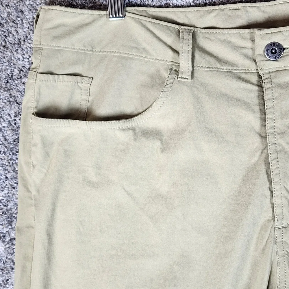 The North Face Hiking Pants Mens 36 Long Khaki Nylon Stretch Excellent